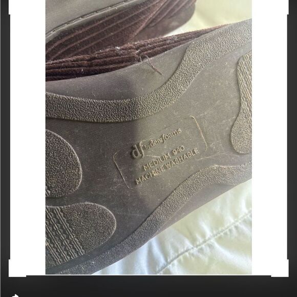 Dearfoams Men's Brown Moccasin Slippers Size 9-10 Memory Foam - Picture 5 of 5